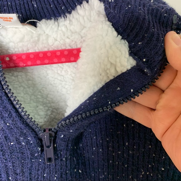 Cat & Jack Furry Lined Sweater Vest - Picture 6 of 11